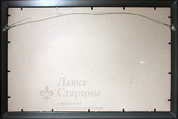 Старинная фотография «Сталин и члены Политбюро», СССР, 1930-е годы, багет, стекло