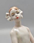 Статуэтка «Юная балерина», скульптор Рапай О. П., Барановский фарфоровый завод, 1957-62 гг.