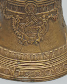 Старинный Царь-колокол малый​, бронза, золочение​, Россия, сер. 19 в. 