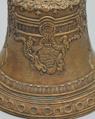 Старинный Царь-колокол малый​, бронза, золочение​, Россия, сер. 19 в. 