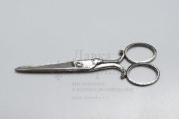 Старинные ножницы для вышивки Mappin&Webb, клейма «M» и «TRUSTWORTHY», сталь, Англия, 2-я пол. 19 в.