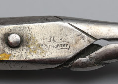 Старинные ножницы для вышивки Mappin&Webb, клейма «M» и «TRUSTWORTHY», сталь, Англия, 2-я пол. 19 в.