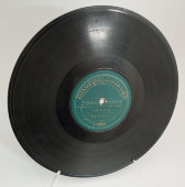 Плевицкая Н. В. Русские песни «Быстрей летите кони» и «Чайка», Zonophone record, 1900-е. Оригинальный конверт. Редкость!