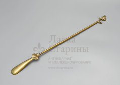 Винтажный рожок для обуви «Морской дракон» (Химера), латунь, Европа, 1-я пол. 20 в.