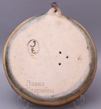 Декоративная тарелка «Натюрморт с кувшином», автор Елисеева З. Я., керамика СССР
