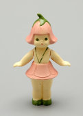 Детская игрушка, миниатюрная кукла «Дюймовочка», колкий пластик, СССР, 1970-80 гг.