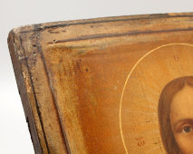 Старинная деревянная икона «Господь Вседержитель», Россия