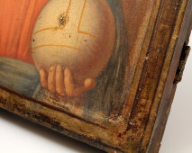 Старинная деревянная икона «Господь Вседержитель», Россия