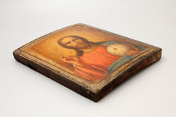 Старинная деревянная икона «Господь Вседержитель», Россия