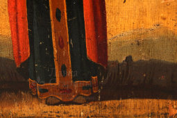 Старинная древнерусская икона «Святая Царица Александра» (Римская), Средняя Русь, к. 19 в.