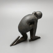 ​Скульптура «Юная конькобежка», СССР, 1950-60 гг., металл.