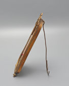 Старинный кабинетный термометр на декоративной подставке в стиле Людовика XVI, дерево, латунь, стекло, Европа, кон. 19 в.