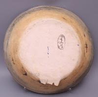 Декоративная керамическая тарелка «Город», автор Елисеева З. Я.,​ 1960-70 гг.