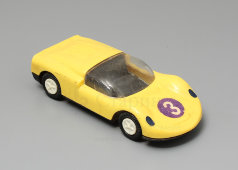 Советская игрушечная машинка «Автомобиль «Гоночный» № 3, Ульяновск, 1980-е