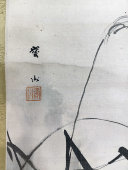 Старинная китайская живопись, свиток «Птицы», Китай, кон. 19 в.