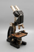 Старинный лабораторный микроскоп Stiassnie, очень большого размера, Франция, Париж, н. 20 в.