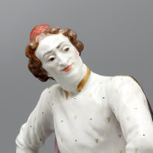 Артист С. Г. Корень в партии Меркуцио в балете «Ромео и Джульетта», ЛФЗ, скульптор В. И. Мухина