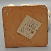 Винтажный Дед Мороз под ёлку, ёлочная новогодняя игрушка СССР, Пушкинская фабрика ёлочных украшений, 1961 г.