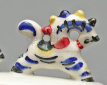 Статуэтка «Русская зима», Сергеев В. А., фаянс, ЗиК Конаково, 1960-е