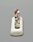 Статуэтка «Русская зима», Сергеев В. А., фаянс, ЗиК Конаково, 1960-е