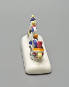 Статуэтка «Русская зима», Сергеев В. А., фаянс, ЗиК Конаково, 1960-е