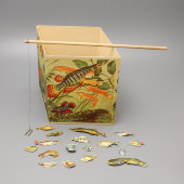 Настольная детская игра «Поймай рыбку», СССР, 1962 г.