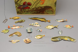 Настольная детская игра «Поймай рыбку», СССР, 1962 г.
