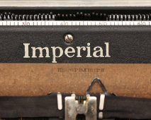 Антикварная печатная машинка «Imperial Good Companion» (Империал), модель T, отличное коллекционное состояние Англия, Лестер, 1930-е, родной кофр