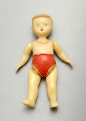 Маленькая детская игрушка «Пупсик», целлулоид, СССР, 1970-е гг.