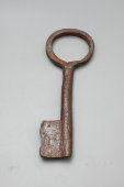 Ключ старинный амбарный, Россия, 19 век, железо, ковка
