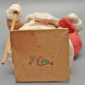 Советский Дед Мороз под ёлку, винтажная ёлочная новогодняя игрушка, Артель «Парижская коммуна», г. Москва, 1950-е