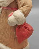 Советский Дед Мороз под ёлку, винтажная ёлочная новогодняя игрушка, Артель «Парижская коммуна», г. Москва, 1950-е