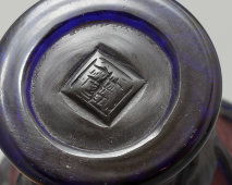 Интерьерная ваза «Рыбы и птицы», многослойное стекло, Китай, 19 в.