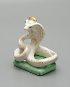 Статуэтка «Змея» из серии «Восточный календарь», скульптор Бржезицкая А. Д., Дулево, 2000-й