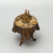Звонок для вызова прислуги «Обеденный стол»​, Россия, 19-й век, металл.