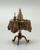 Звонок для вызова прислуги «Обеденный стол»​, Россия, 19-й век, металл.