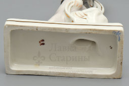 Статуэтка «Юный электромонтер», скульптор Попова К. В., Вербилки, 1950-е