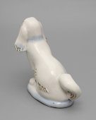 Авторская статуэтка «Год собаки» из серии «Восточный календарь», фарфор Дулево, 1994 г.