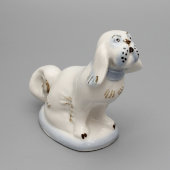 Авторская статуэтка «Год собаки» из серии «Восточный календарь», фарфор Дулево, 1994 г.
