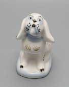 Авторская статуэтка «Год собаки» из серии «Восточный календарь», фарфор Дулево, 1994 г.