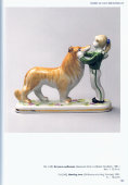 Статуэтка «Девочка с собакой», Дулёво, 1980-е гг., скульптор Бржезицкая А. Д.