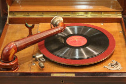 Большой старинный граммофон «ANKER AMATI», Германия, нач. 20 в.