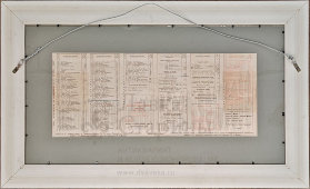 Старая реклама «Гаванские сигары», фирма Фейк и Ко, паспарту, багет, Россия, 1903-1904 гг.