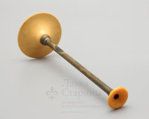 Старинный стетоскоп из кости с металлическим основанием, Россия, к. 19, н. 20 вв.