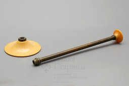 Старинный стетоскоп из кости с металлическим основанием, Россия, к. 19, н. 20 вв.