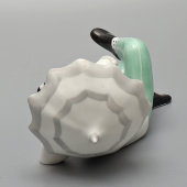 Статуэтка «Клоун Олег Попов с зонтом», скульптор Рапай О. П., Киевский ЭКХЗ, 1960-70 гг.