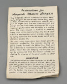 Винтажный морской компас для малых яхт «Airguide», модель 87, Чикаго, США, 1940-50 гг.