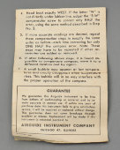 Винтажный морской компас для малых яхт «Airguide», модель 87, Чикаго, США, 1940-50 гг.