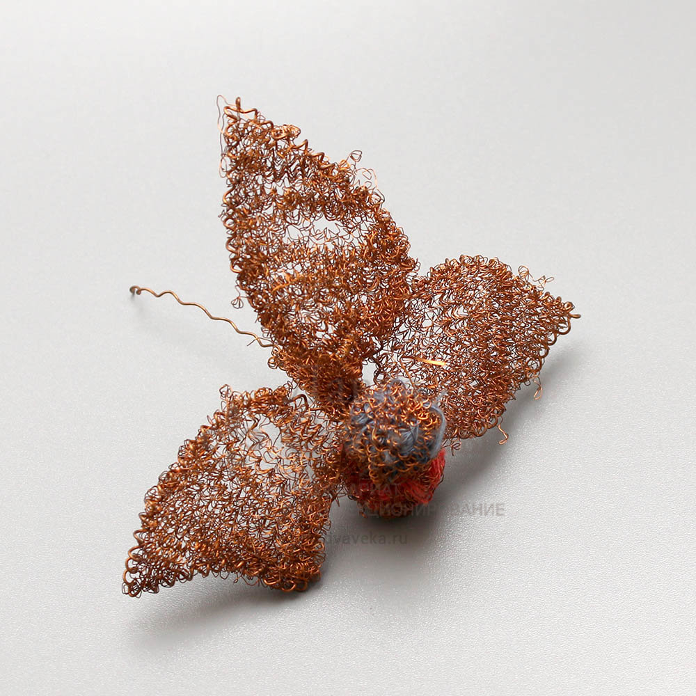 Купить старую советскую ёлочную игрушку «Цветочек», канитель, Завод ...