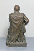 Кабинетная скульптура «Ленин в Смольном», бронза, СССР, 1960-е